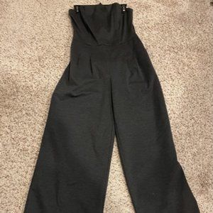 Women's Spiegel Strapless Jumpsuit in Charcoal Grey, Size 10